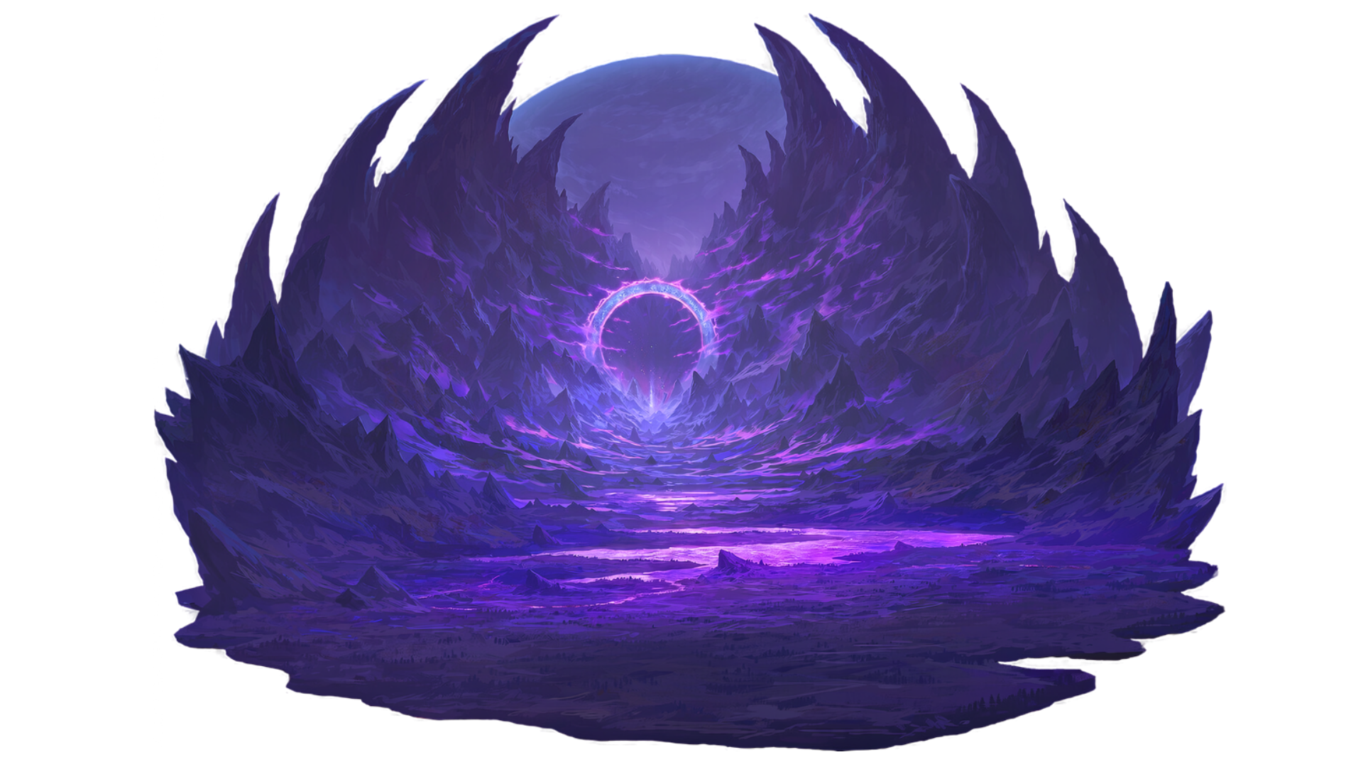 Purple Landscape
